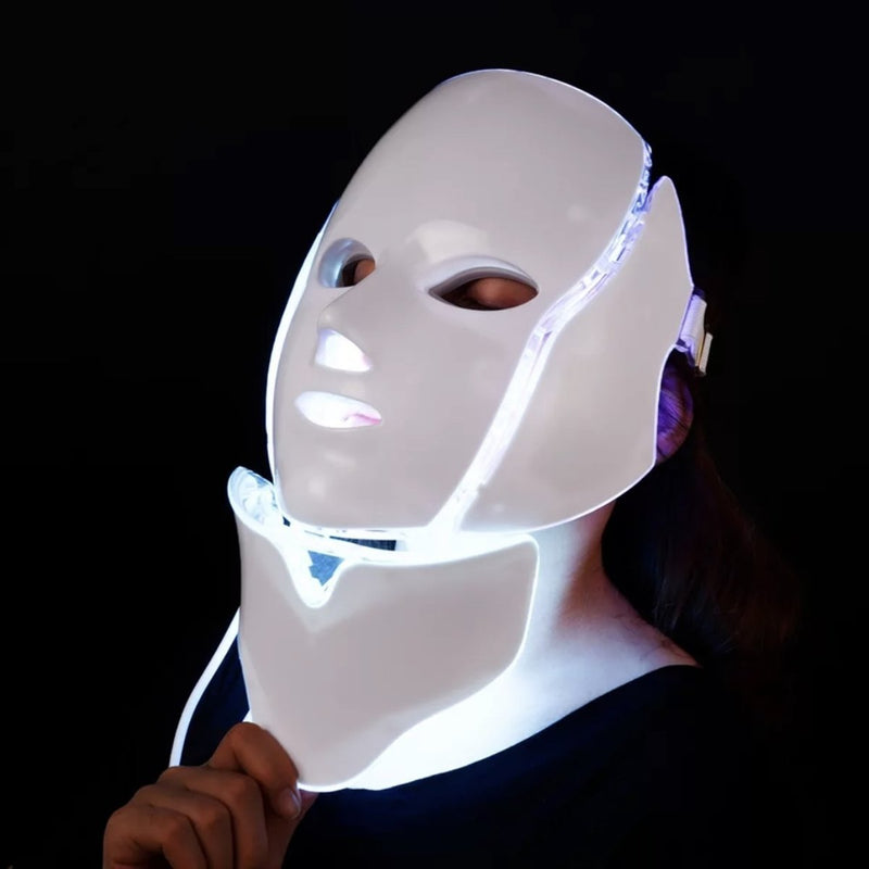 Bestsellrz® LED Face Mask Light therapy 7 color Anti Aging Acne Wrinkles Red Blue Face Skin Care Tools EU Plug / Lumask™ Pro Lumask™
