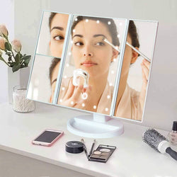 Bestsellrz® Lighted Makeup Mirror Smart Vanity Mirror with Lights 10X Magnifying - Mirror-Pro™ Makeup Mirrors White Mirror-Pro™