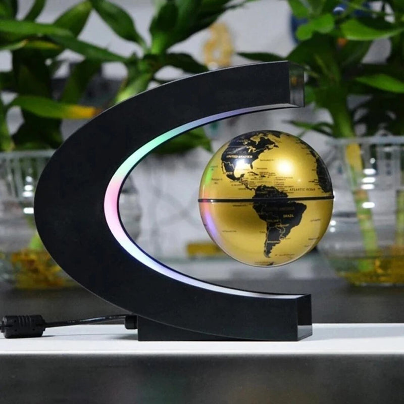 Bestsellrz® Magnetic Spinning Globe Decorative Levitating Rotating Floating Globe - OroGlo™ Figurines & Miniatures EU Gold OroGlo™