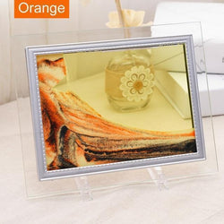 Bestsellrz® Moving Sand Art Deep Sea Sandscapes Glass Pictures Frame - Artoxay™ Sand Sculpture Orange / 10 inch (25cmX30cm) Artoxay™
