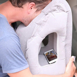 Bestsellrz® Neck Travel Inflatable Travel Airplane Nap Pillow - Restixo™ Travel Pillows Grey Restixo™