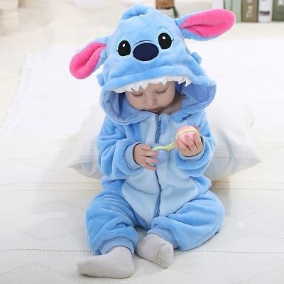 Bestsellrz® Newborn Baby Kids Children Onesie Animal Dresses Cute Baby Romper - Cuddles™ Rompers Blue Stitch / 3M Cuddles™