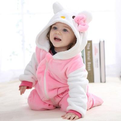 Bestsellrz® Newborn Baby Kids Children Onesie Animal Dresses Cute Baby Romper - Cuddles™ Rompers Hello Kitty / 3M Cuddles™