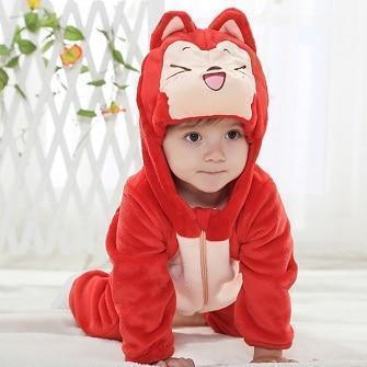 Bestsellrz® Newborn Baby Kids Children Onesie Animal Dresses Cute Baby Romper - Cuddles™ Rompers Red Fox / 3M Cuddles™