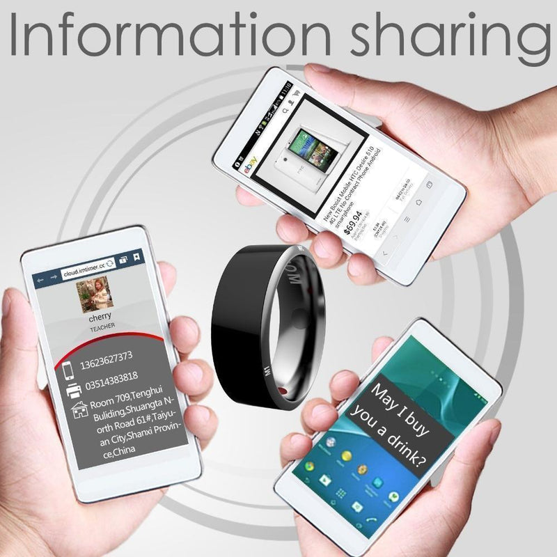 Waterproof Fashion NFC Smart Ring Black Ceramics Smart Finger Ring  Intelligent Men and Women Holiday Gift Jewelry Couple Rings - China Ring  and Smart price | Made-in-China.com