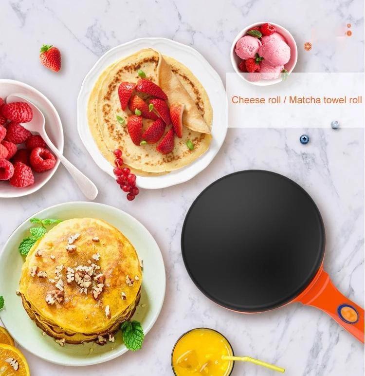 Bestsellrz® Omelette Pancake Dosa Crepe Maker Pan Electric Machine - Quicrepe™ Crepe Makers Red / UK Quicrepe™