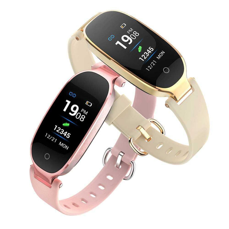 Bestsellrz® Pedometer Smartwatch for Girls Fitness Watches for Women - Athena™ Smartwatch for Women Pink Athena™