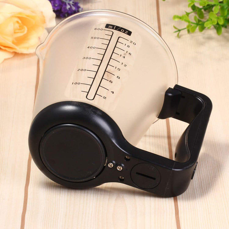 Electronic Measuring Cup Thermometer Volume Liquid Temperature LCD
