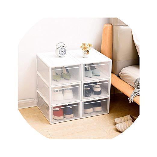 Bestsellrz® Plastic Shoe Box Rack Drop Front Storage Organizer - Stashoe™ Pro Storage Boxes & Bins Stashoe™ Pro