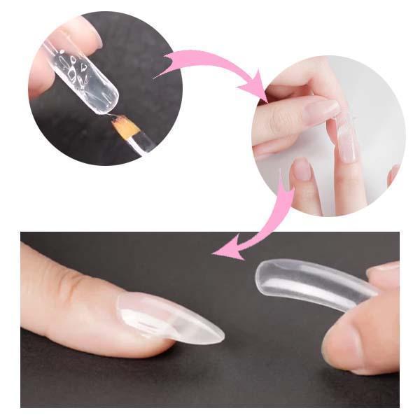 Bestsellrz® Polygel Nail Kit Fake Nails False Artificial Extension - ExoNail™ Nail Gel ExoNail™