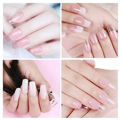 Bestsellrz® Polygel Nail Kit Fake Nails False Artificial Extension - ExoNail™ Nail Gel White ExoNail™