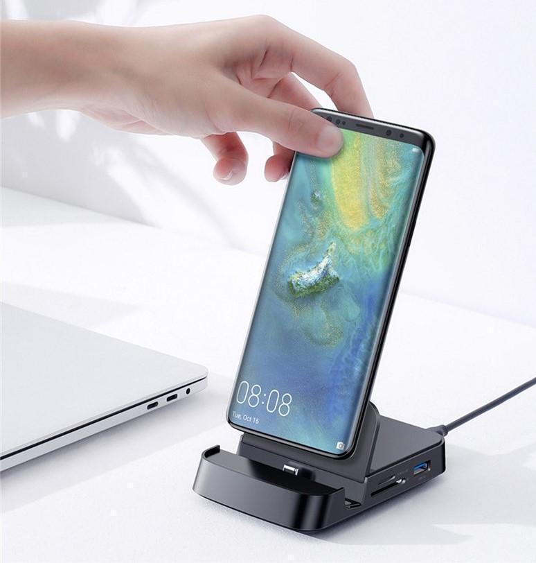 Bestsellrz® Portable Phone Docking Station Powered Usb Hub - Dockix™ Phone Docking Station Dockix™