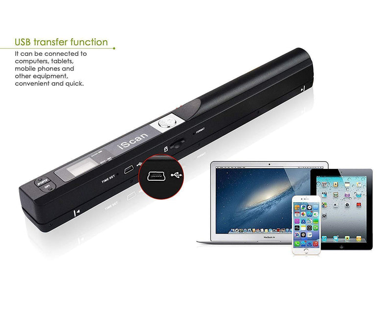 Bestsellrz® Portable Photo Document Book Scanner Handheld Wireless Wand - Quiscan™ Scanners Quiscan™