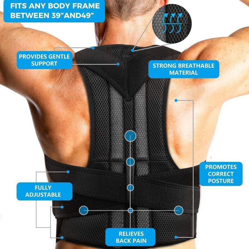 Bestsellrz® Posture Corrector Brace Back Support Belt Posture Trainer Men Women Braces & Supports Posture Corrector Pro™