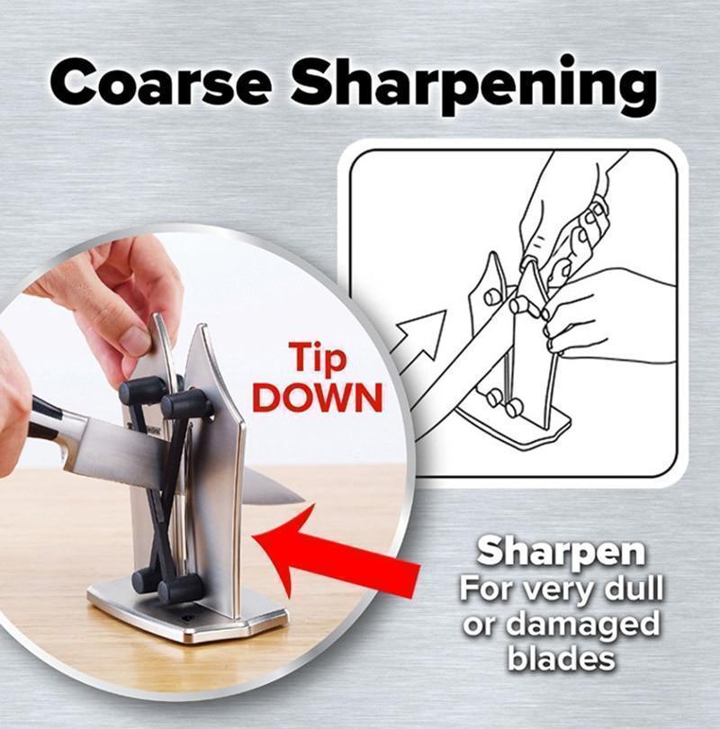 Bestsellrz® Professional Stainless Steel Kitchen Knife Sharpener - Shapezel™ Sharpeners Shapezel™