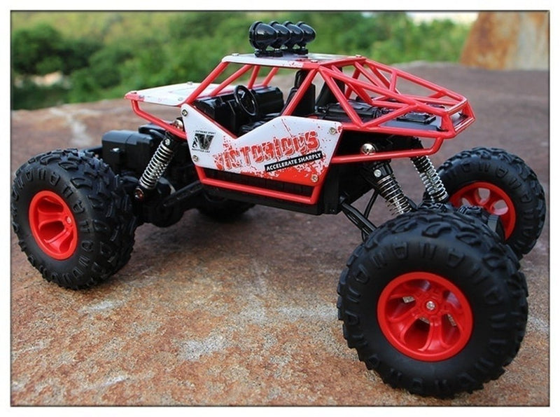 Bestsellrz® Remote Control Race Car RC Rock Crawler Electric Truck - Turboxo™ Remote Control Monster Trucks Red - 27 cm Turboxo™