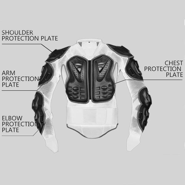 Bestsellrz® Riding Biker Armor Jacket Motorcycle Body Protector for Safety - MotoArma™ Armour MotoArma™