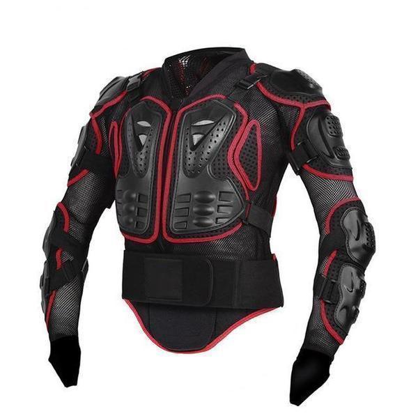 Bestsellrz® Riding Biker Armor Jacket Motorcycle Body Protector for Safety - MotoArma™ Armour Red / XL MotoArma™