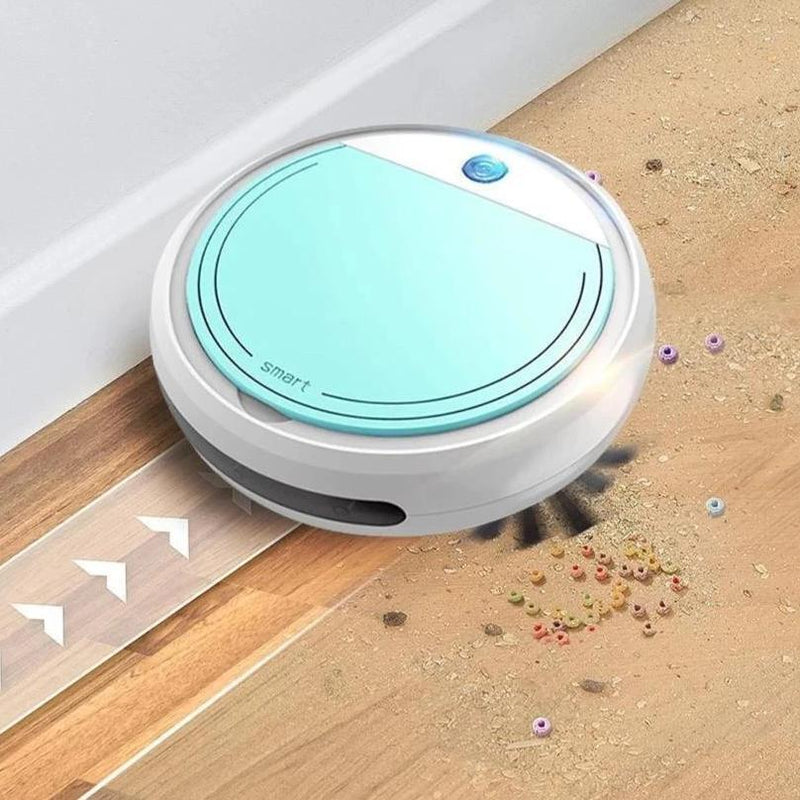 Bestsellrz® Robot Vacuum Floor Cleaner Automatic Cordless Sweeper Mop - Intelli Kleen™ Vacuum Cleaners White Green Intelli-Kleen™