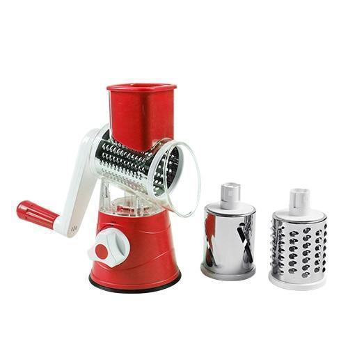 Bestsellrz® Rotary Vegetable Slicer Carrot Spiralizer Salad Cutter - Swizie™ Graters Red Swizie™