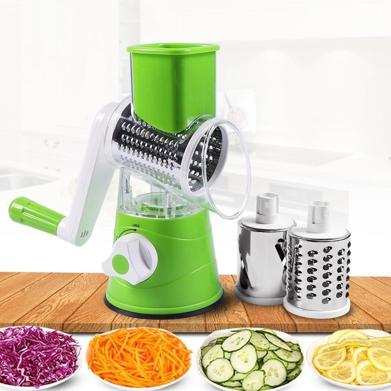 Bestsellrz® Rotary Vegetable Slicer Carrot Spiralizer Salad Cutter - Swizie™ Graters Swizie™