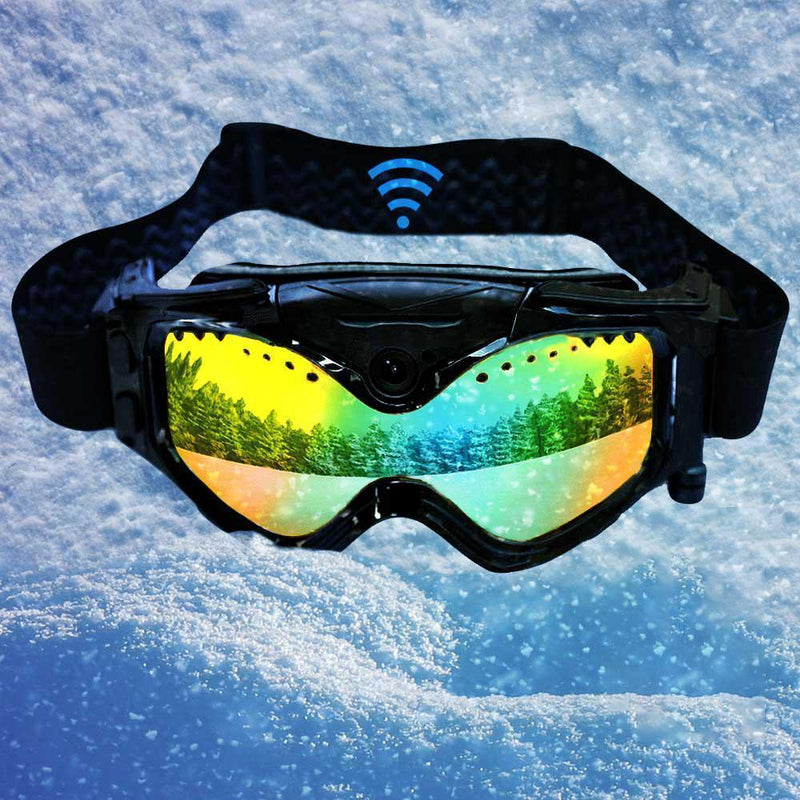 Bestsellrz® Ski Snow Goggles Winter Snowboarding Anti Fog Sunglasses - Camskea™ Camera Sunglasses Camskea™