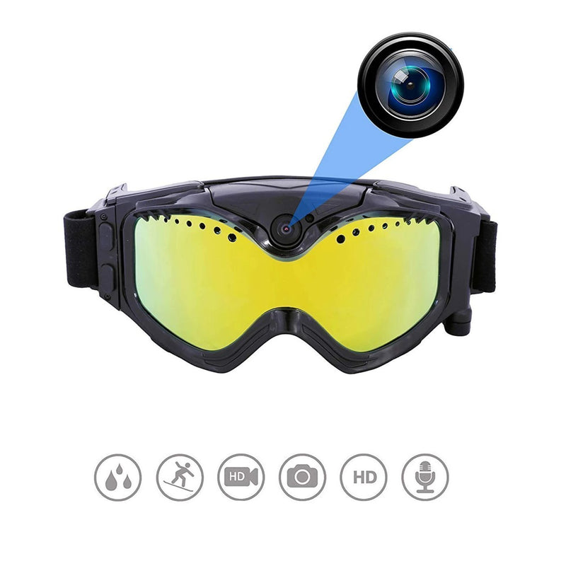 Bestsellrz® Ski Snow Goggles Winter Snowboarding Anti Fog Sunglasses - Camskea™ Camera Sunglasses Camskea™