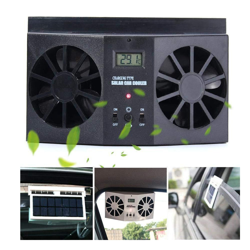 Bestsellrz® Solar Car Cooling Fan Powered Window Cooler For Interior Ventilation Heating & Fans Turbinx™