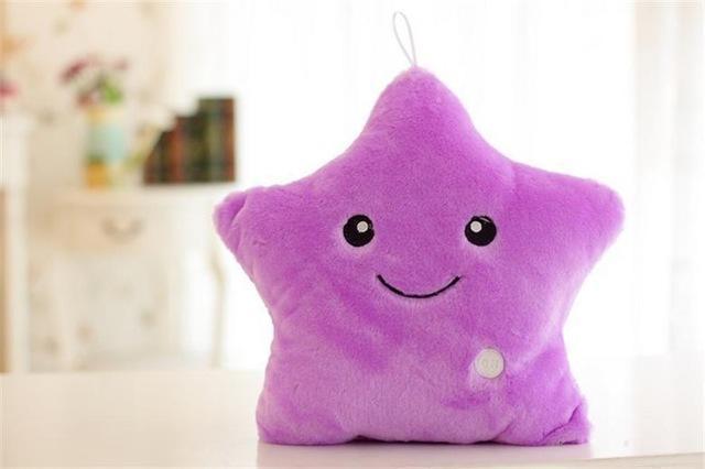 Bestsellrz® Star Shape Led Decorative Pillow - Starisco™ Stuffed & Plush Animals Ruby Pink Starisco™