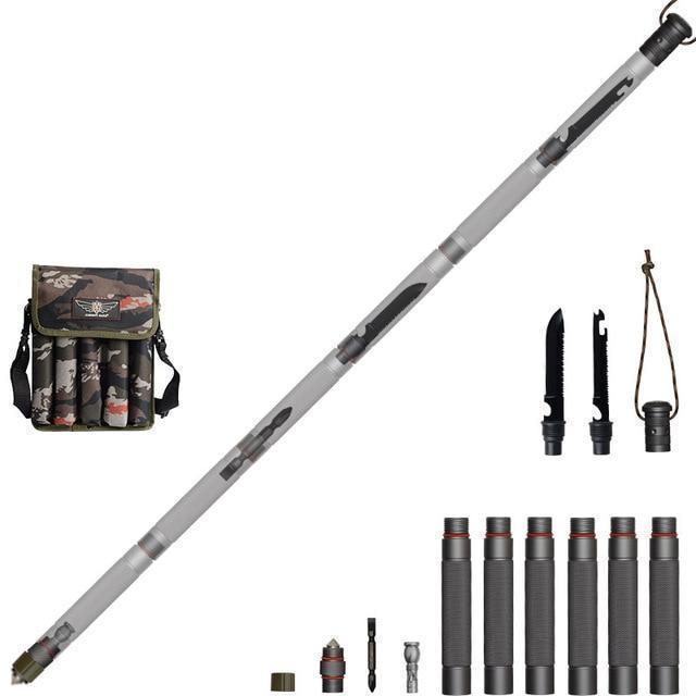 Bestsellrz® Survival Tactical Stick Walking Staff for Self Defense Trekking Pole - Exostik™ Tactical Stick Exostik™