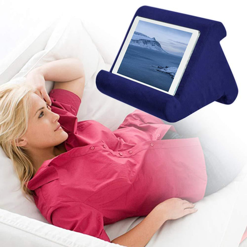 Bestsellrz® Tablet Stand Ipad Pillow Holder for Bed Sofa - Swivio™ Tablet Pillow Dark Blue Swivio™