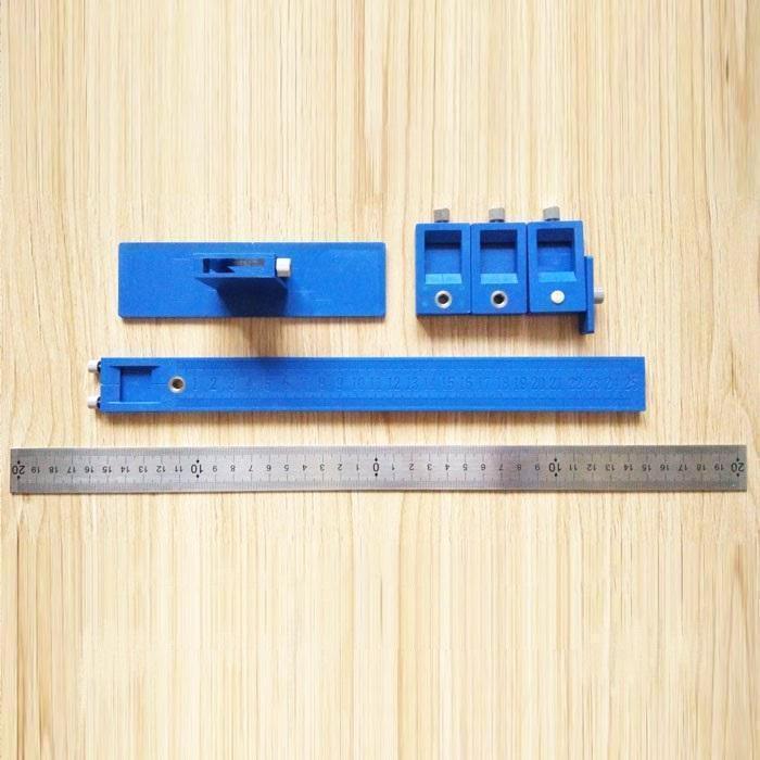 Bestsellrz® Template Angle Drill Guide Jig Cabinet Handle Guide Block - Drilocat™ Punch Hole Drill Locator Drilocat™