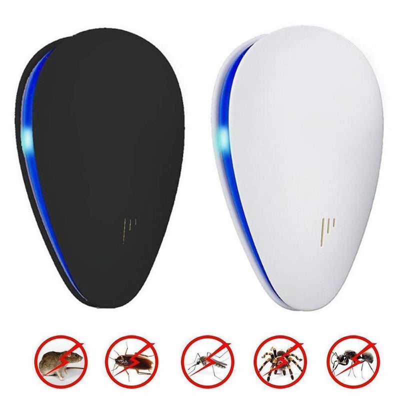 Bestsellrz® Ultrasonic Pest Repeller Electronic Ant Rat Bug Repellent- Repelly™ Repellents US Plug / White Repelly™