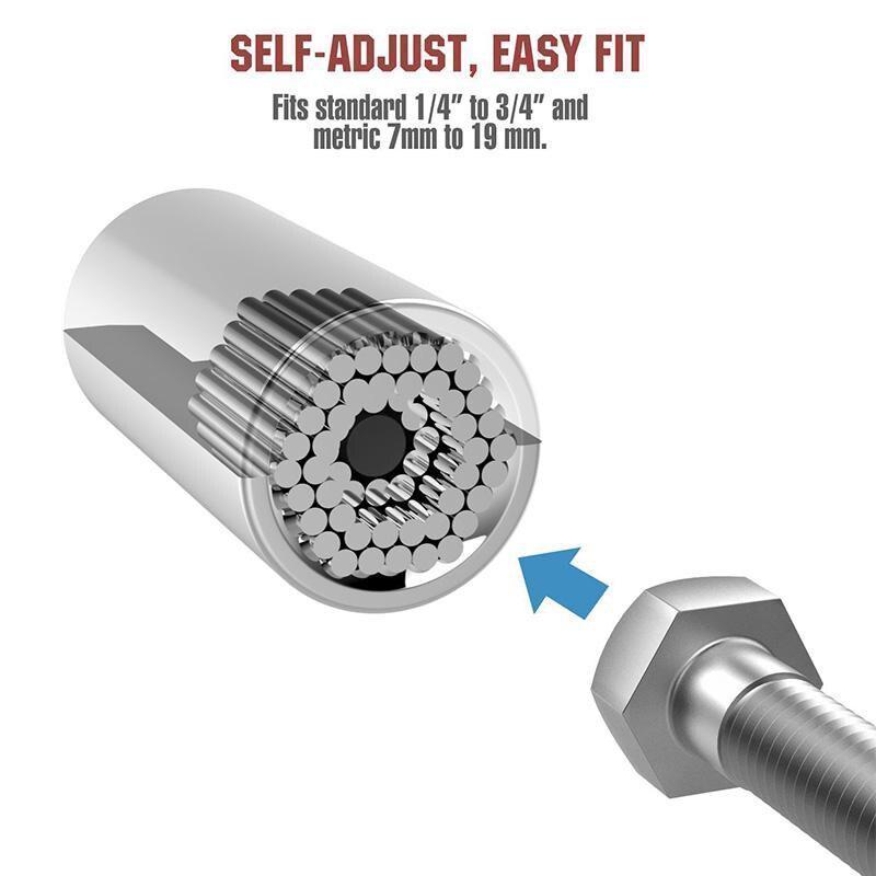 Bestsellrz® Universal Socket Torque Wrench Adapter Drill Extractor Grip - Kyxial™ Sockets Kyxial™
