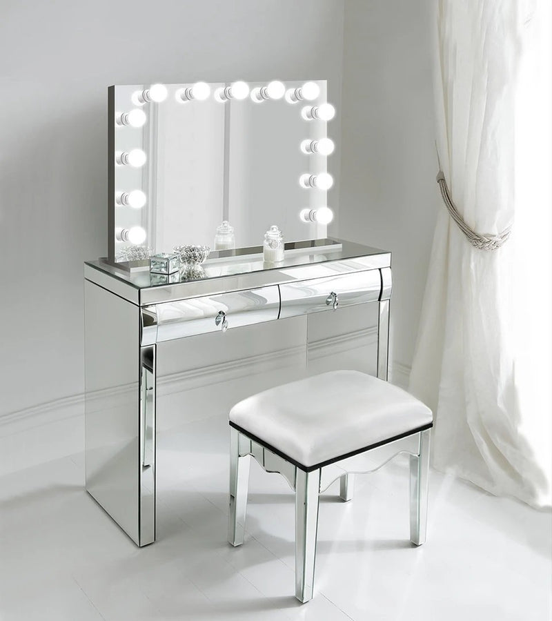 Bestsellrz® Vanity Mirror Lights Makeup Professional Hollywood Led Bulbs - Lumaglam™ LED Indoor Wall Lamps 14 Bulbs 20W Lumaglam™