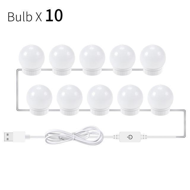 Bestsellrz® Vanity Mirror Lights Makeup Professional Hollywood Led Bulbs - Lumaglam™ LED Indoor Wall Lamps Lumaglam™