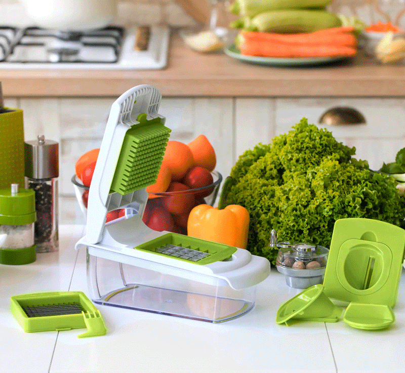 Vegetable Slicer Dicer Spiralizer Salad Chopper Fruit Cutter