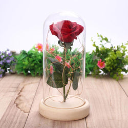 Bestsellrz® Vintage Enchanted Forever Rose Flower Lamp - LuxRose™ Artificial & Dried Flowers LuxRose™