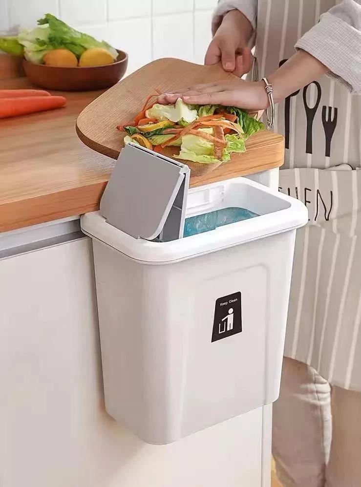 Bestsellrz® Wall Mount Kitchen Dustbin Garbage Can Cabinet - Push-Top Trash Can Waste Bins Push-Top Trash Can