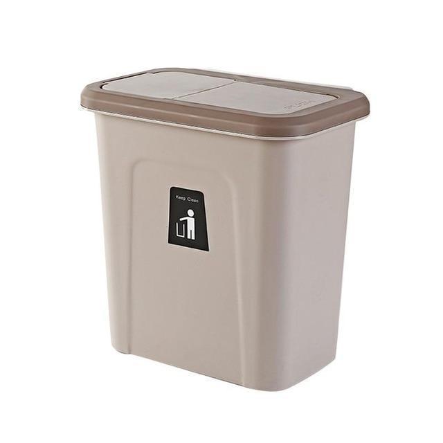 Bestsellrz® Wall Mount Kitchen Dustbin Garbage Can Cabinet - Push-Top Trash Can Waste Bins Push-Top Trash Can
