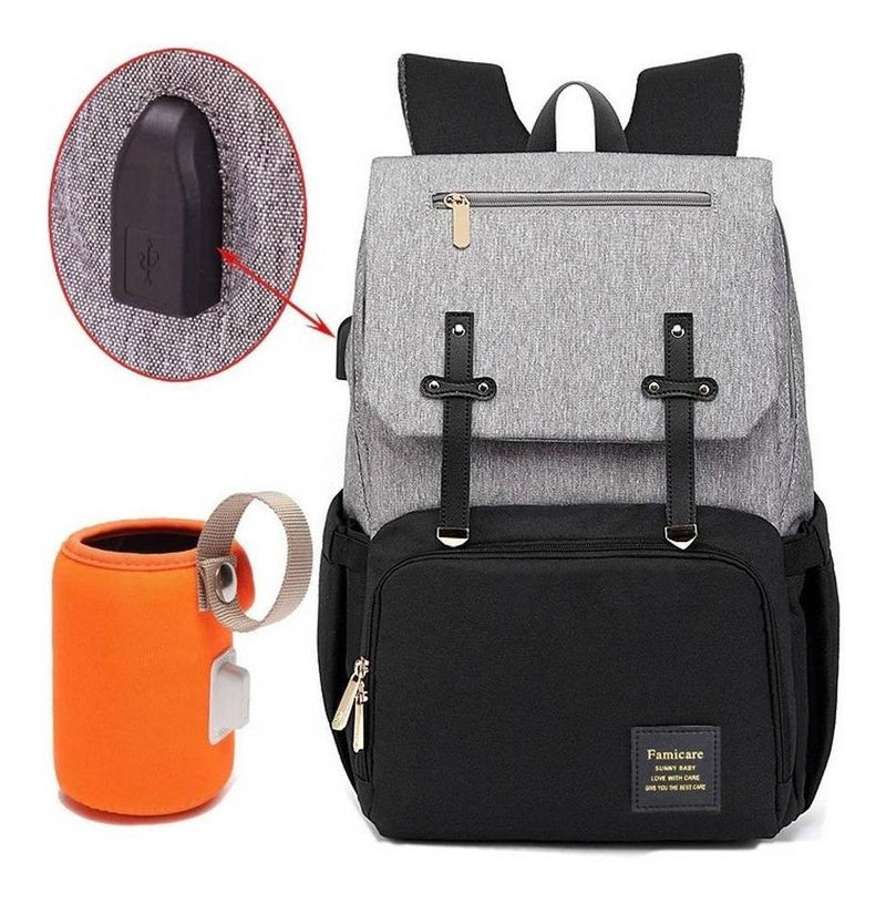 Bestsellrz® Waterproof Diaper Bag Backpack for Moms Baby Nappy Bags USB Port - MimiLove™ Diaper Bags MimiLove™