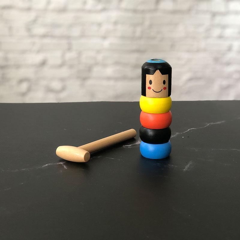 Bestsellrz® Wooden Daruma Doll Toy for Kids - Dazzlego™ Toys Dazzlego™