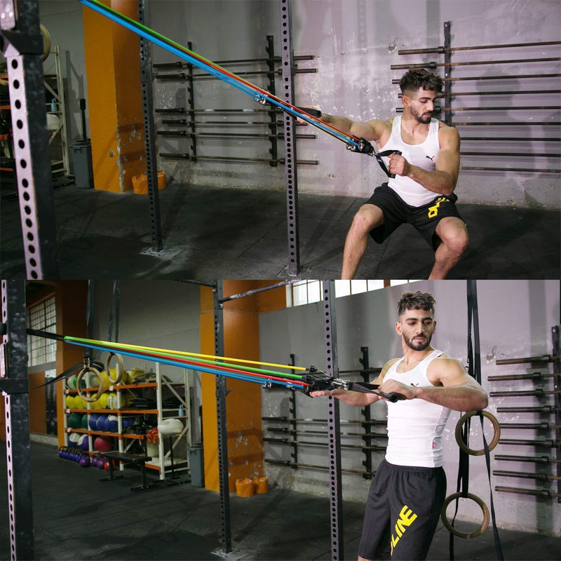 Bestsellrz® Workout Resistance Band Full Body Workout Squat Pulling Rope - Exowire™ Resistance Bands Exowire™