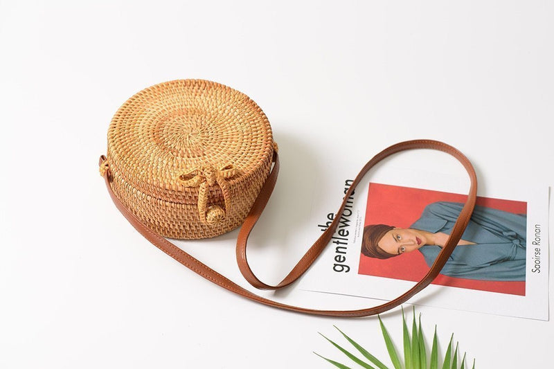 Vintage 1960s Handbag - Woven Wicker / Shell Design - Atlas USA – Pineapple  Retro